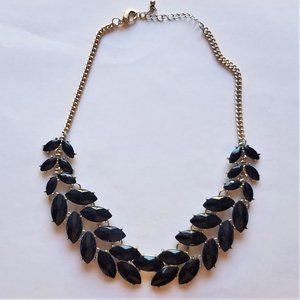 Black and Gold Statement Necklace